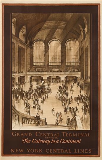 EARL HORTER (1883-1940) Grand Central Terminal / The Gateway to a Continent. 1927.                                                               